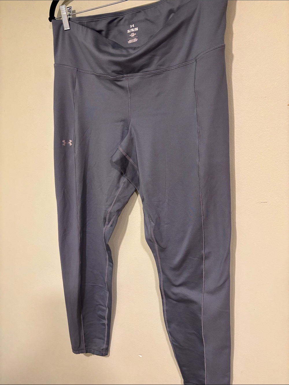 Under Armour Slate Gray High-Rise Performance Leggings